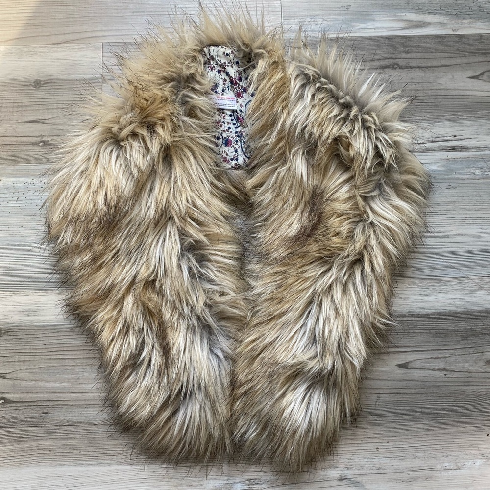 Anthropologie Faux Fur Stole
